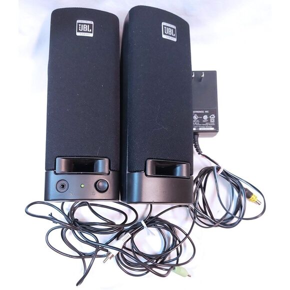 JBL Platinum Series Computer Speakers Wired 9 In Tall P/N 259139-001 *Tested - Picture 2 of 4